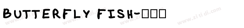 butterfly fish字体转换